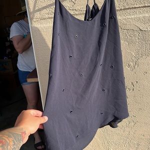 Greylin Tristen grommet blouse NWT